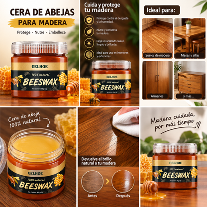 BEESWAX - CERA DE ABEJAS - CERA DE ABEJA PARA SUELOS DE MADERA, MESAS, SILLAS, ARMARIOS